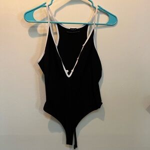 Urban Outfitters Black and White bodysuit